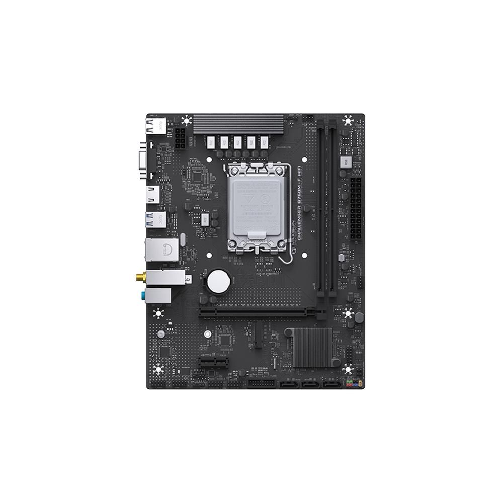 Материнская плата Maxsun MS-Challenger B760M-F WIFI B760, LGA1700, 2*DDR4, 1*PCIEx16, 1*PCIEx1, 1*M.