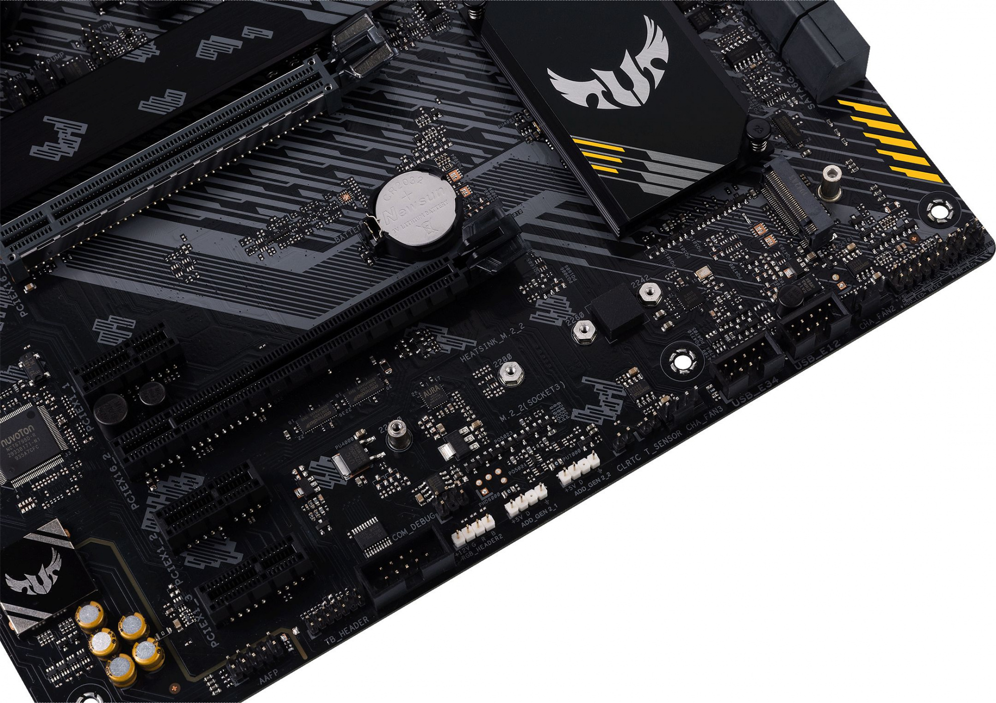 Материнская плата Asus TUF GAMING B550-PLUS WIFI II Soc-AM4 AMD B550 4xDDR4 ATX AC`97 8ch(7.1) 2.5Gg