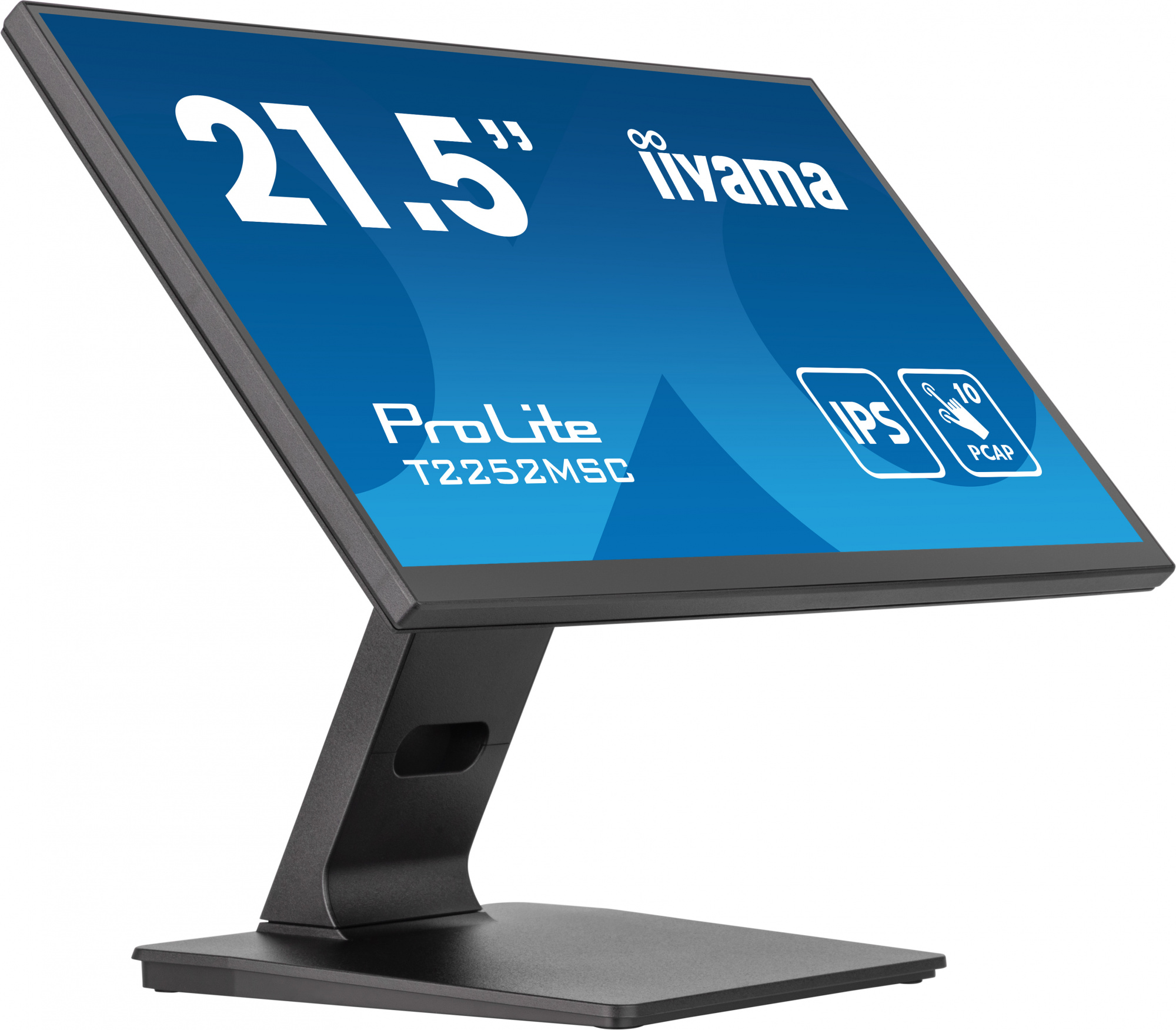 Монитор Iiyama 21.5" ProLite T2252MSC-B2 черный IPS LED 5ms 16:9 HDMI M/M глянцевая 250cd 178гр/178г