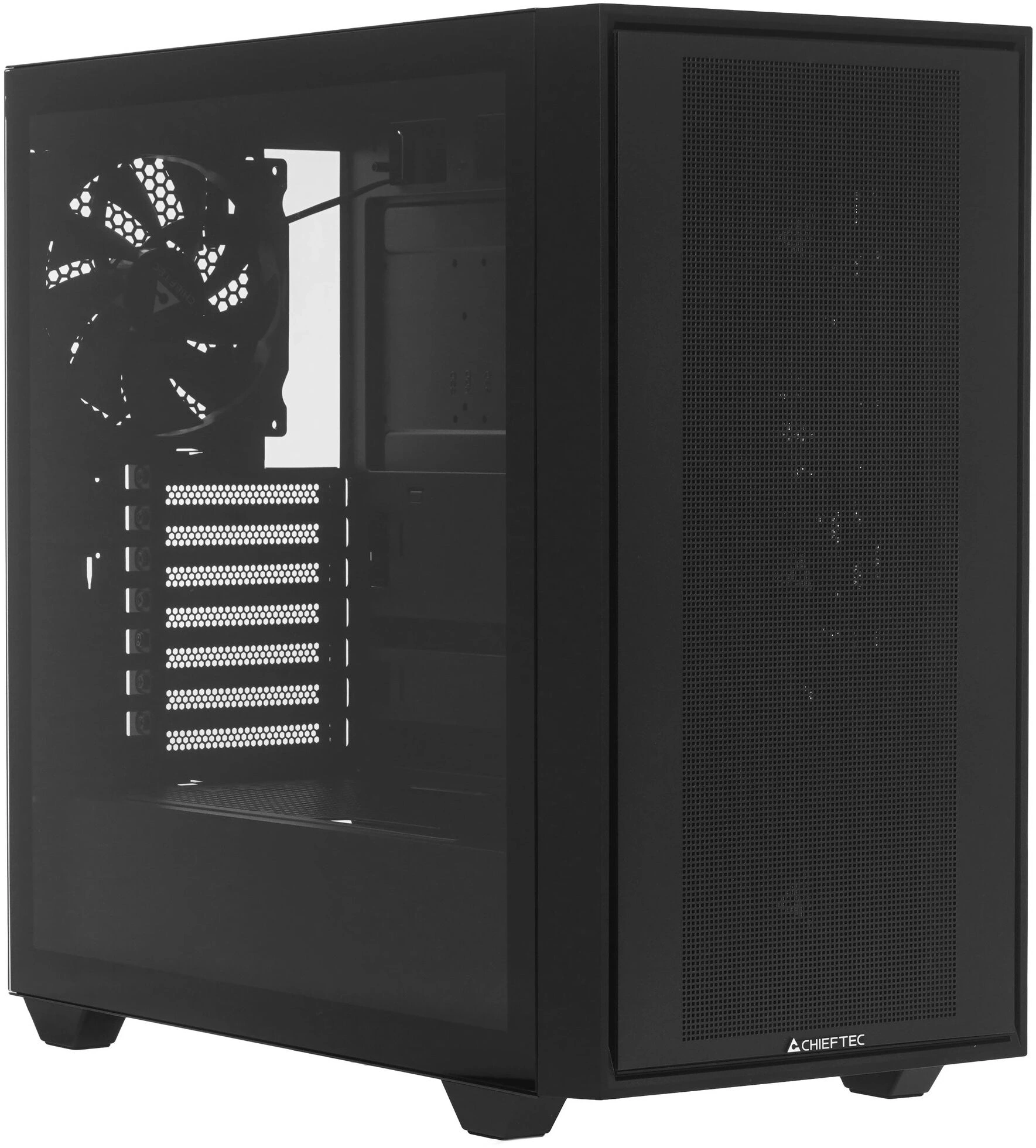 Корпус Chieftec Night Hunter черный без БП E-ATX 11x120mm 3x140mm 1xUSB3.1 audio bott PSU