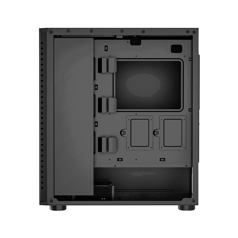 Корпус PCCooler ME200 MESH BK, Mesh Full Tower, Black, TG, SPCC, 3x120mm ARGB E-ATX, ATX, mATX, mITX