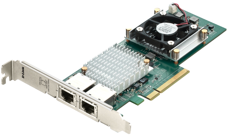 D-Link DXE-820T PROJ Сетевой PCI Express адаптер с 2 портами 10GBase-T