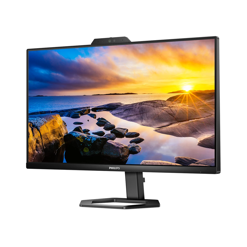 Монитор Philips 23.8" 24E1N5300HE черный IPS LED 1ms 16:9 HDMI M/M Cam матовая HAS Piv 300cd 178гр/1