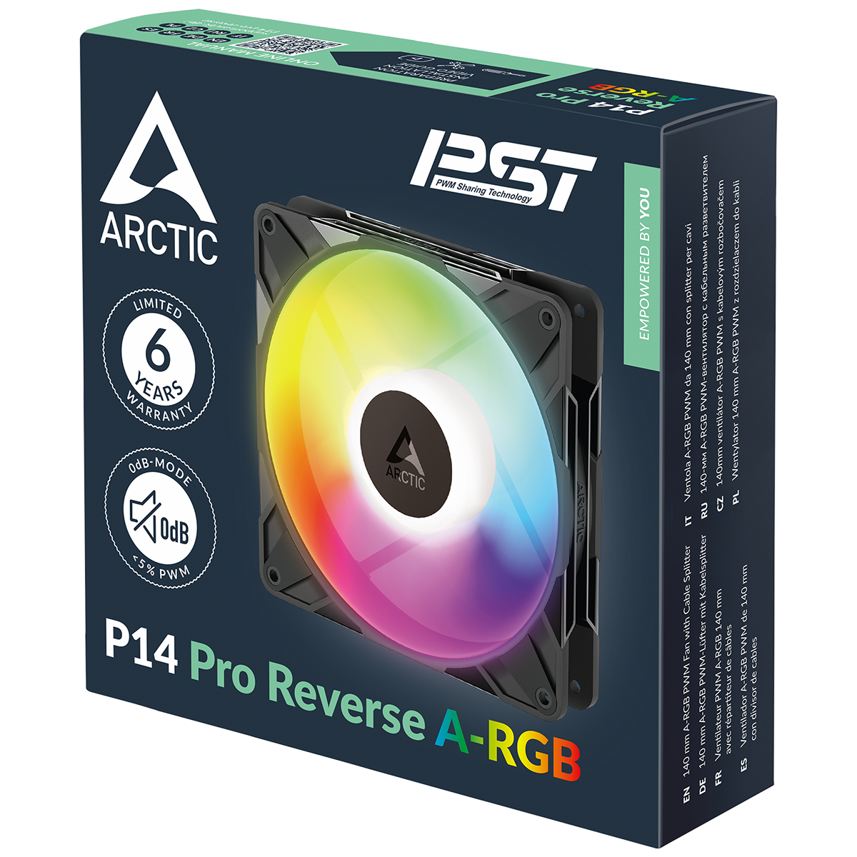 Вентилятор корпусной ARCTIC P14 Pro Reverse A-RGB 3 штуки (ACFAN00327A)