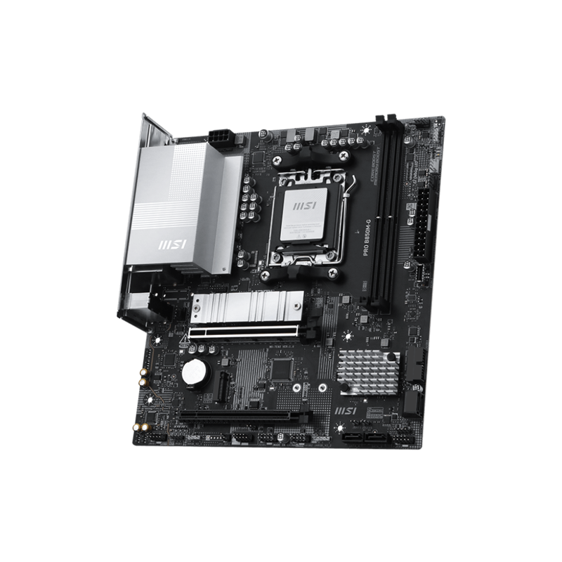 Материнская плата MSI PRO B850M-G Socket AM5 AMD B850 2xDDR5 mATX AC`97 8ch(7.1) 5Gigabit RAID+HDMI+