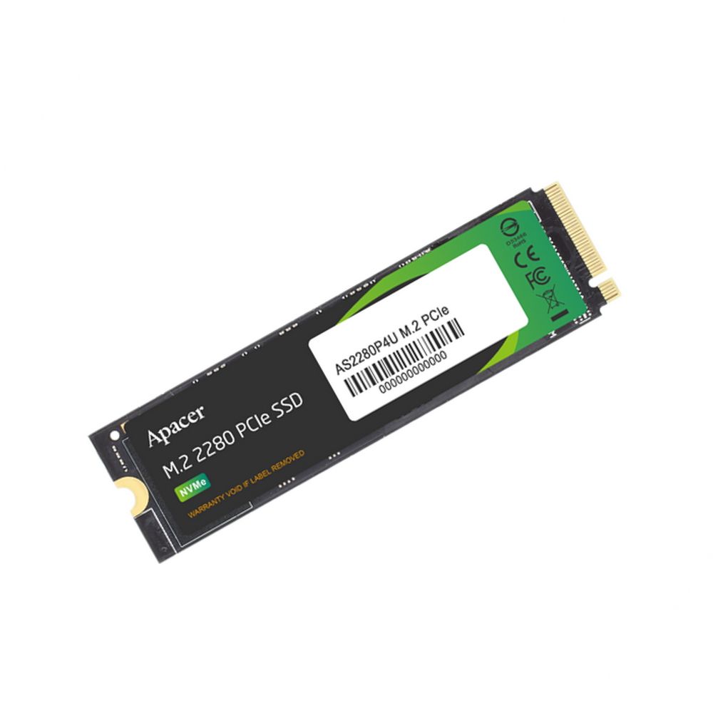 Твердотельный накопитель Apacer SSD AS2280P4U 256Gb M.2 2280 PCIe Gen3x4, R3500/W1200 Mb/s, 3D NAND,