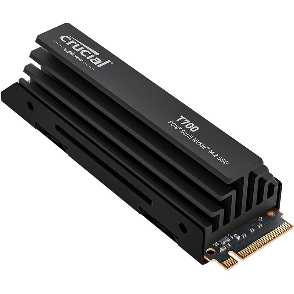 Твердотельный диск 2TB Crucial T700 CT2000T700SSD5, M.2, PCI-E 5.0 x4, TLC 3D NAND [R/W - 12400/1180