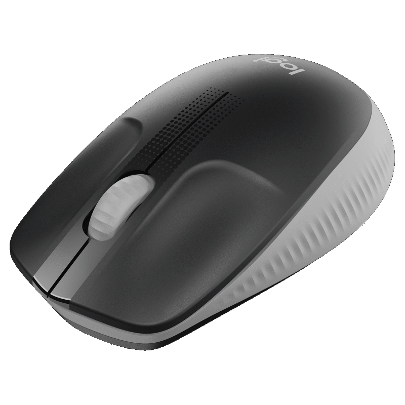 Мышь Logitech M190 черный/серый оптическая 1000dpi беспров. USB 2but (910-005906)