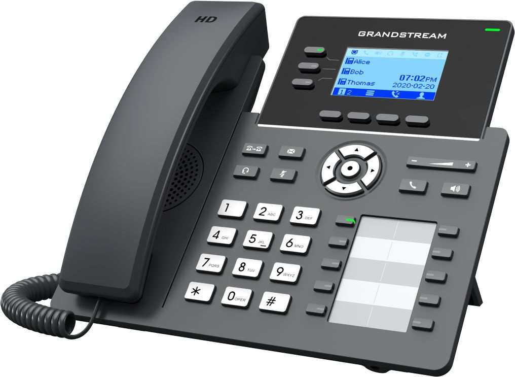 Телефон IP Grandstream GRP-2604P черный