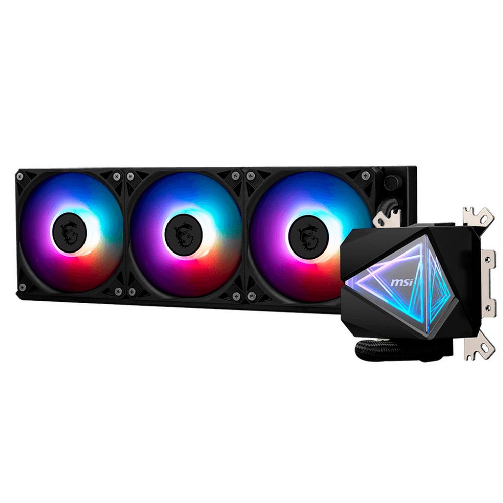 Жидкостная система охлаждения MSI MAG CORELIQUID I360 3x ARGB Gen2 Fan, ARGB Gen2 Block, Color Box