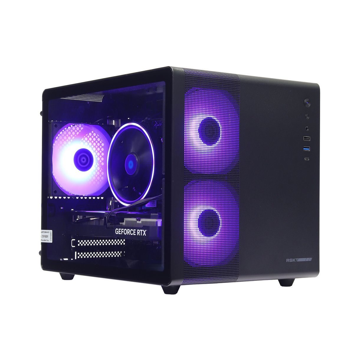Компьютер Raskat STRIKE 320 (Intel Core i3-12100F, RAM 16GB, SSD 512GB, NVIDIA RTX 3050 6GB, noOS, b