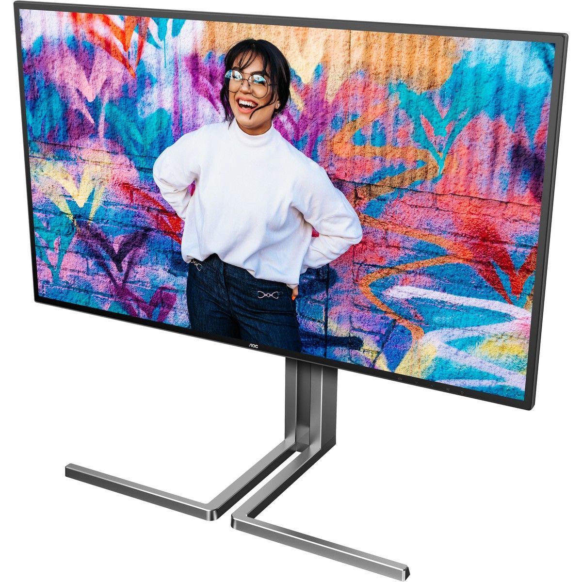 Монитор LCD AOC 27" U27U3CV {IPS 3840x2160 60Hz 178/178 HDMI2.0 DisplayPort1.2  VESA}