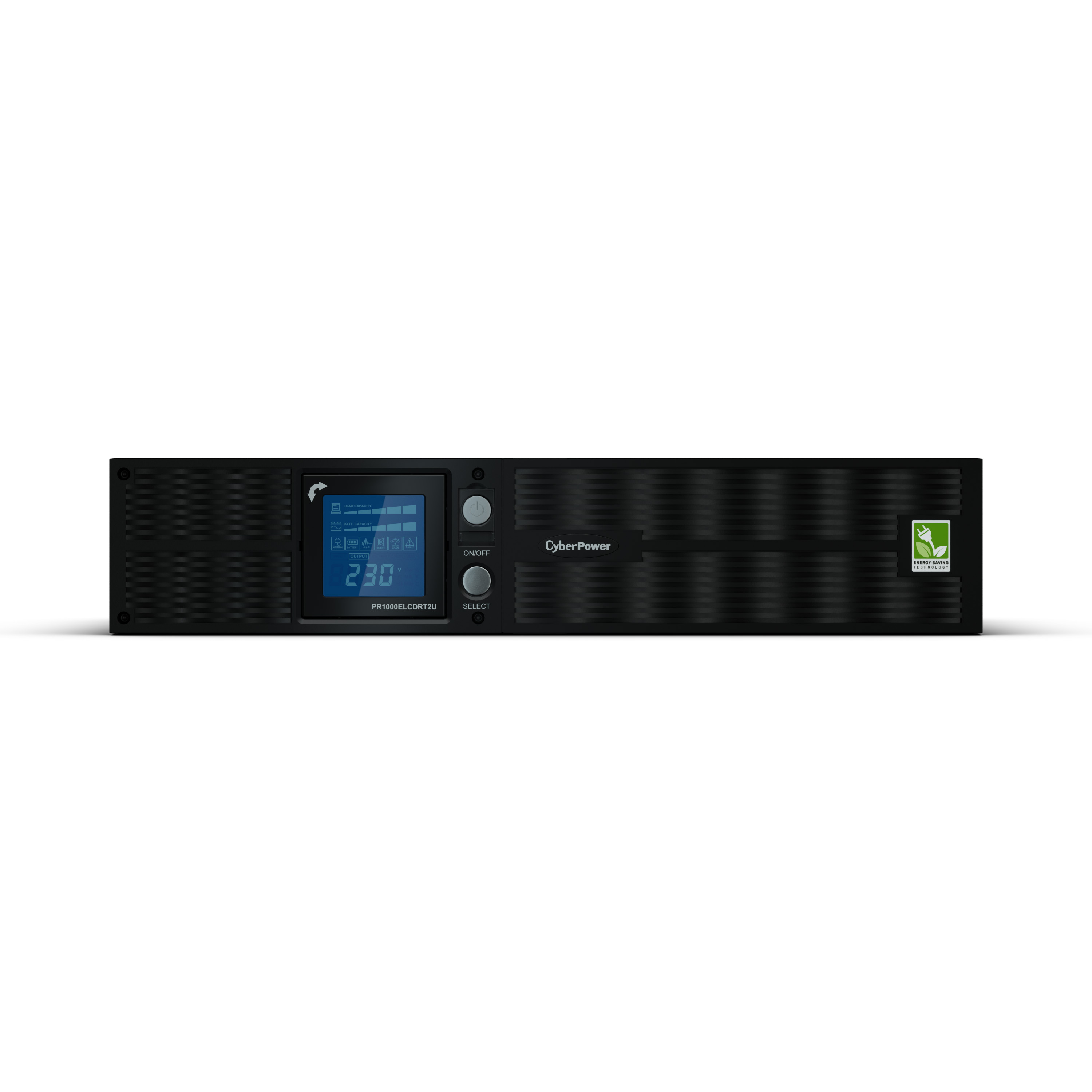 CyberPower ИБП Line-Interactive PR1000ELCDRT2UA 1000VA/900W USB/RS-232/Dry/EPO/SNMPslot/RJ11/45 (8 I