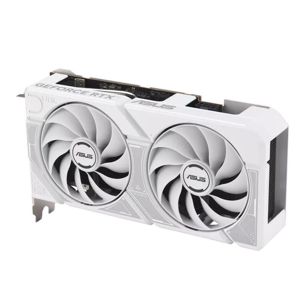 Видеокарта Asus PCI-E 5.0 DUAL-RTX5060-O8G-WHITE NVIDIA GeForce RTX 5060 8Gb 128bit GDDR7 2535/28000