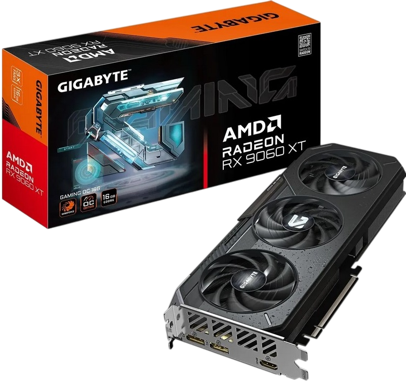 GIGABYTE Radeon RX 9060 XT GAMING OC 16G