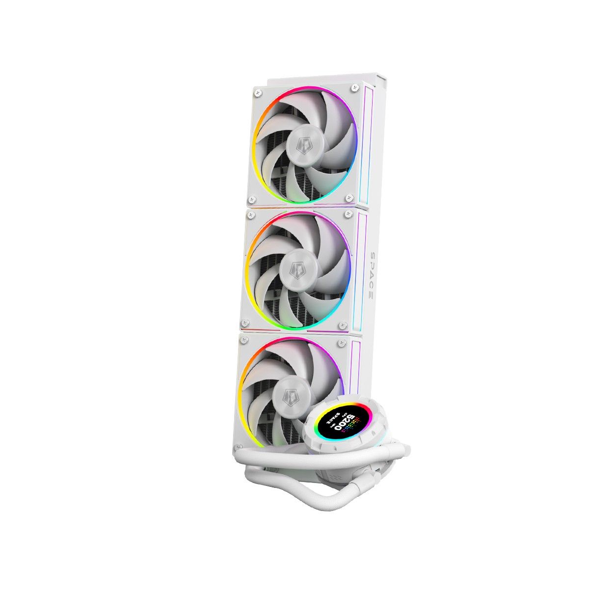Система водяного охлаждения ID-Cooling SL360 ARGB Soc-AM5/AM4/1200/1700/1851 белый 4-pin 14-30dB Al+