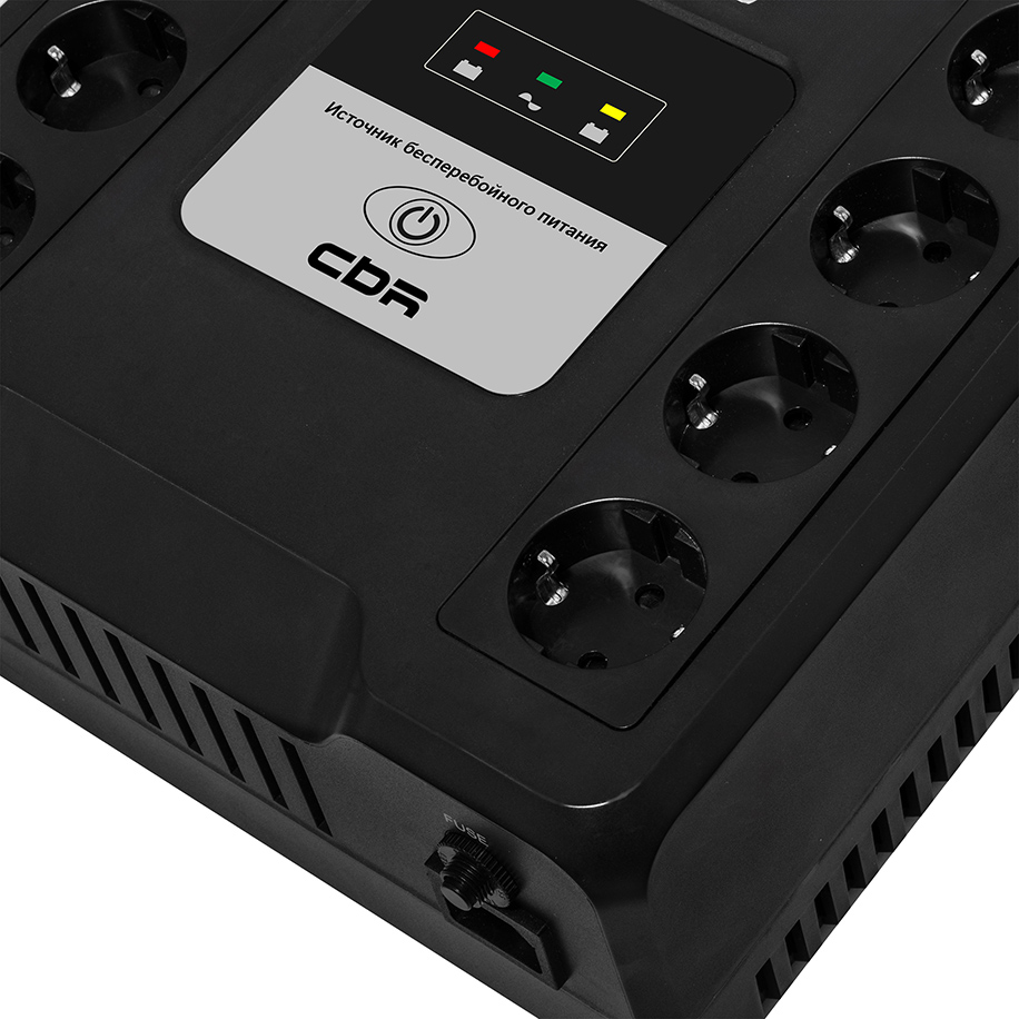 ИБП CBR [CTL-600B-8F-LDK] Line Interactive 600 VA / 360 W 7Ah12V 8 x Shuko