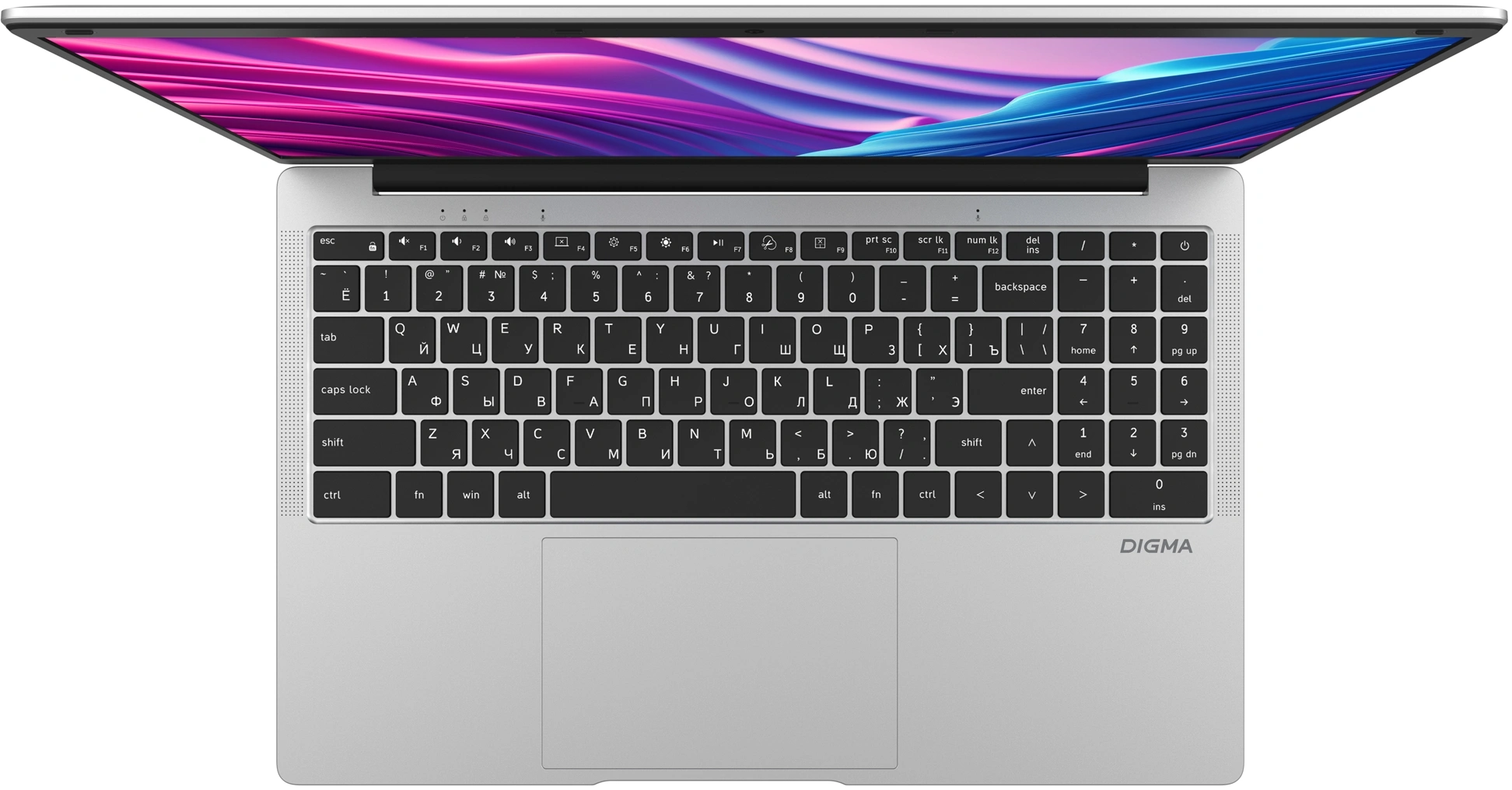 Ноутбук Digma EVE C5403 Celeron N4020 4Gb SSD128Gb Intel UHD Graphics 600 15.6" IPS FHD (1920x1080) 