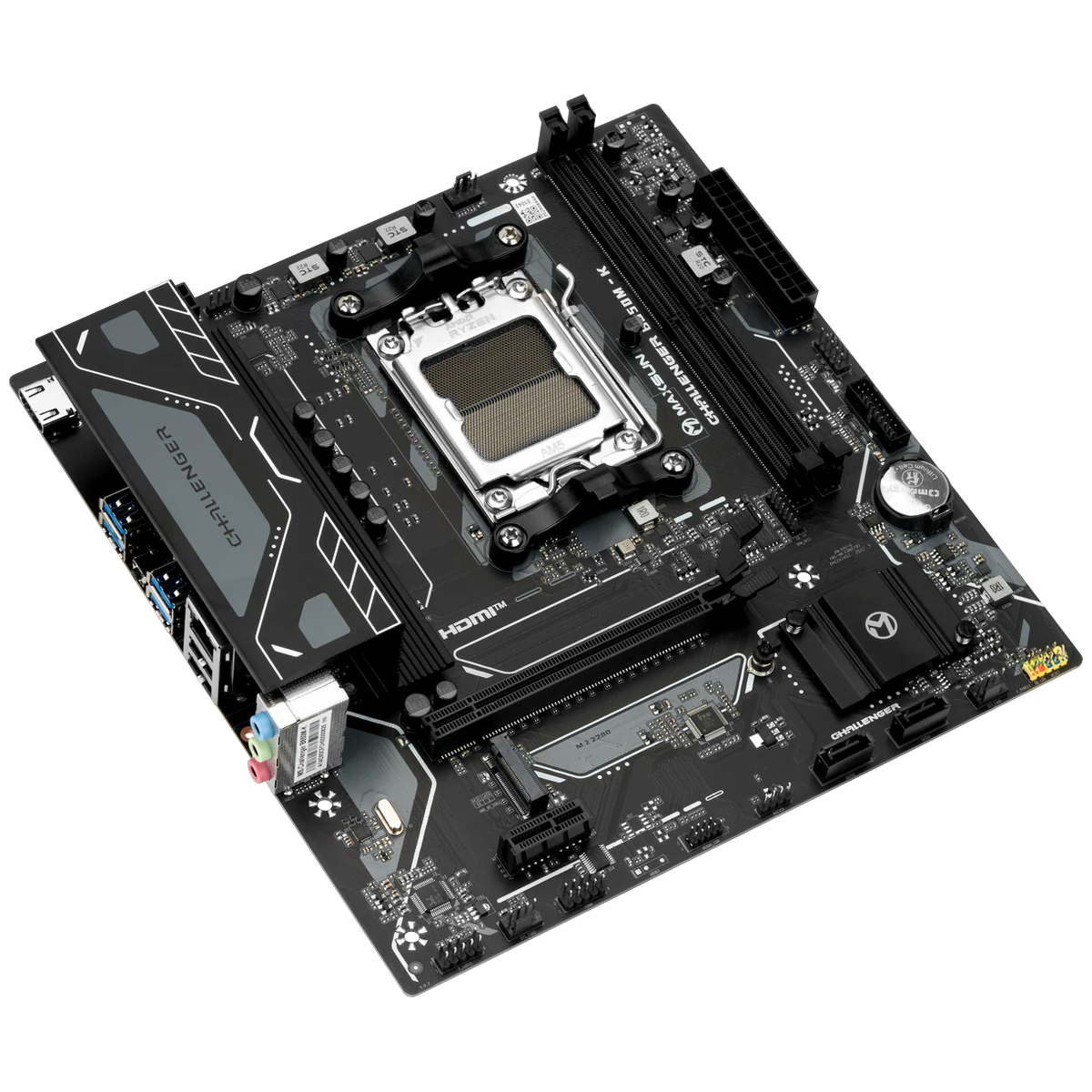 Материнская плата Maxsun MS-Challenger B850M-K B850, AM5, 2*DDR5, 1*PCIEx16, 1*PCIEx1, 1*M.2, 6*USB3