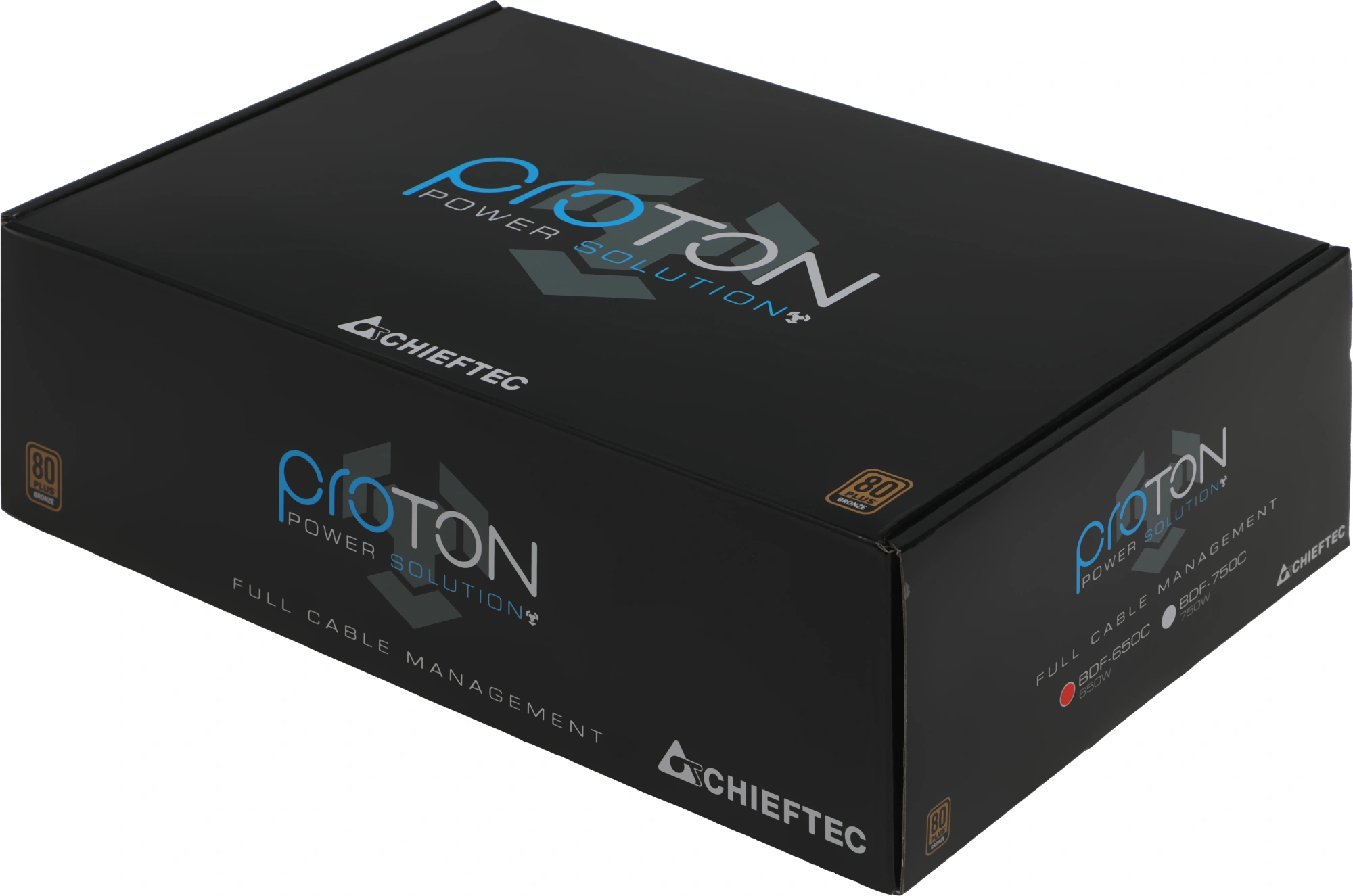 Блок питания Chieftec ATX 650W Proton BDF-650C 80+ bronze (20+4pin) APFC 140mm fan 6xSATA Cab Manag 