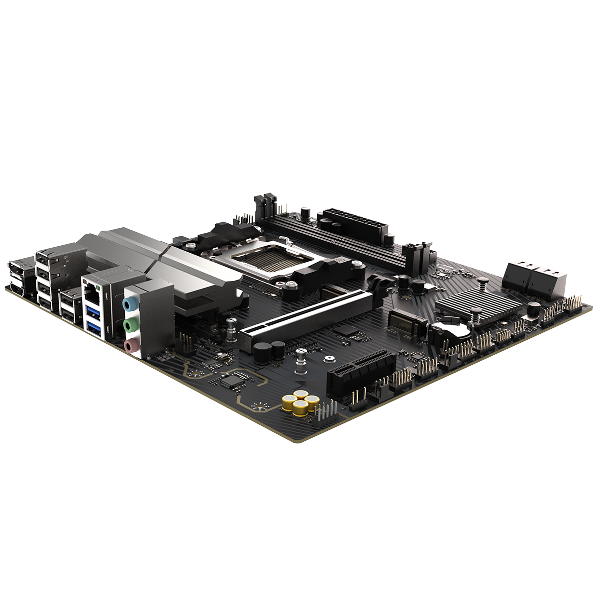 Материнская плата Sapphire B650M-E B650, AM5, 2*DDR5, 1*PCIEx16, 1*PCIEx4, 2*M.2, 4*USB3.2Gen1, 10*U