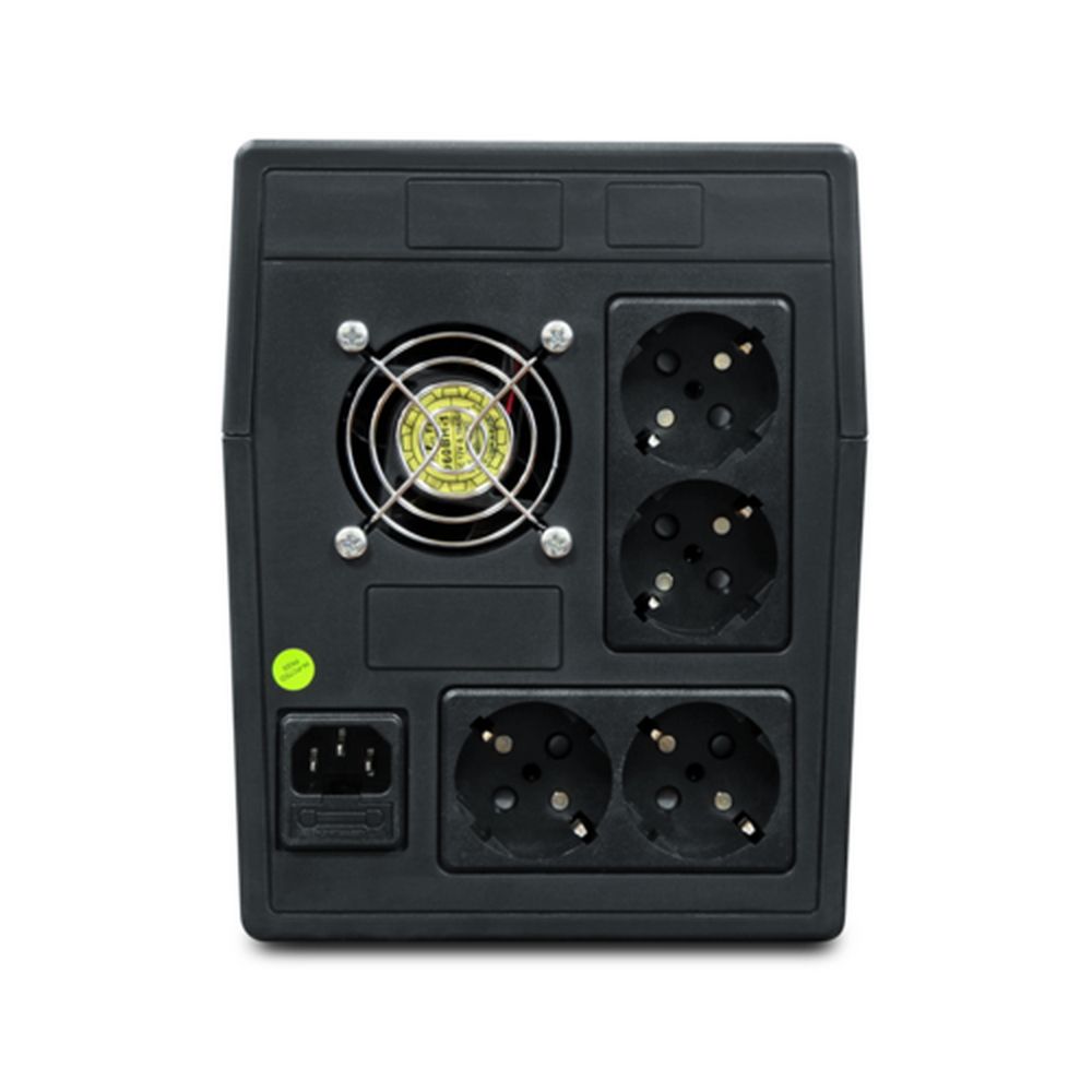 ИБП POWERMAN Back Pro 1500 Мощность 1500 ВА/900 Вт, батареи: 12В 9Ач - 2 шт, Розетки Shuko - 4 шт. З