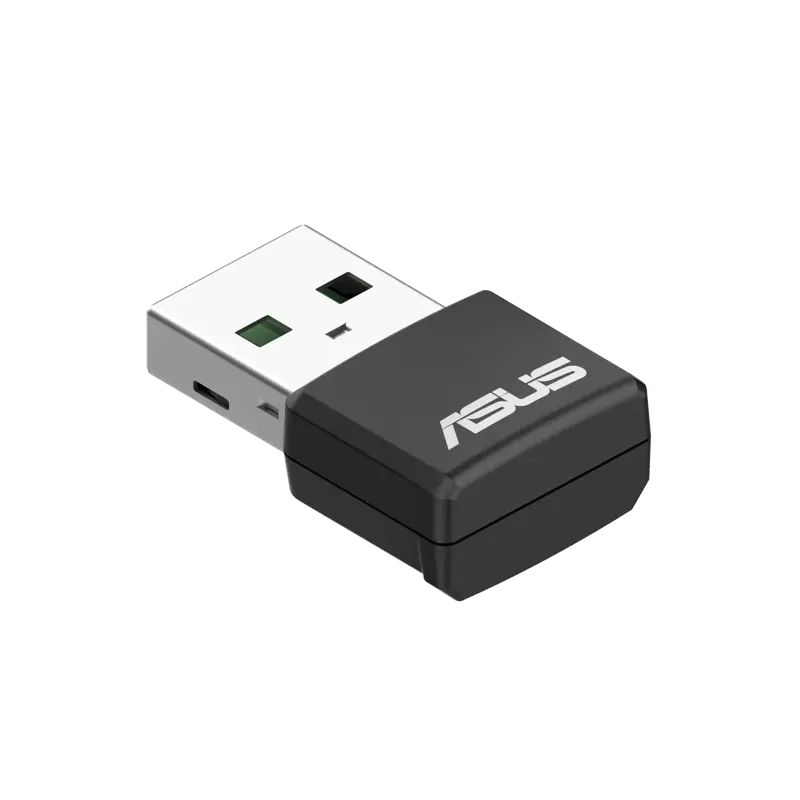 Адаптер беспроводной связи Wi-Fi ASUS USB-AX55 NANO WiFi 6 1201Mbps+574Mbps 5GHz/2.4GHz