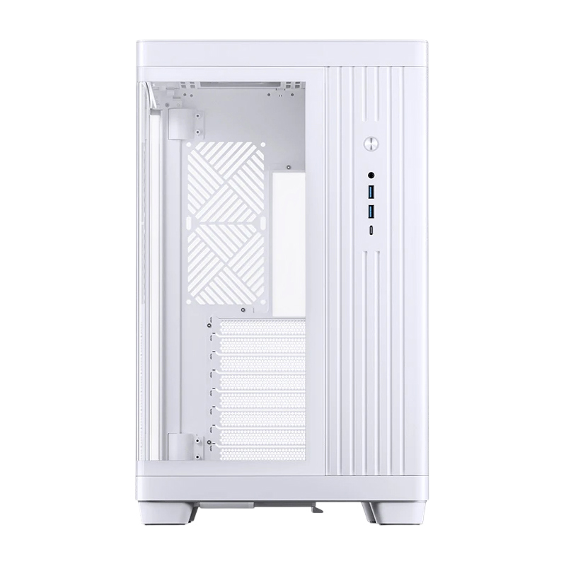 Корпус JONSBO TK-4, Midi-Tower, TG, no fan, 2xUSB-A 3.0 + 1xUSB-C 3.2, ATX, mATX, mITX White