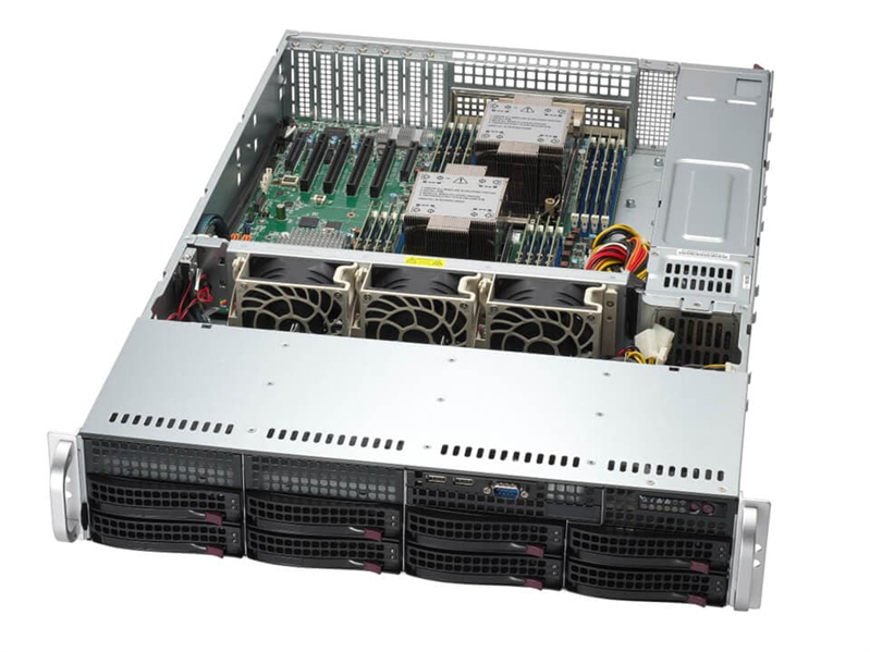 Серверная платформа Supermicro SuperServer 2U 621P-TR noCPU(2)4th GenScalable(MCC Carrier)/TDP 300W/