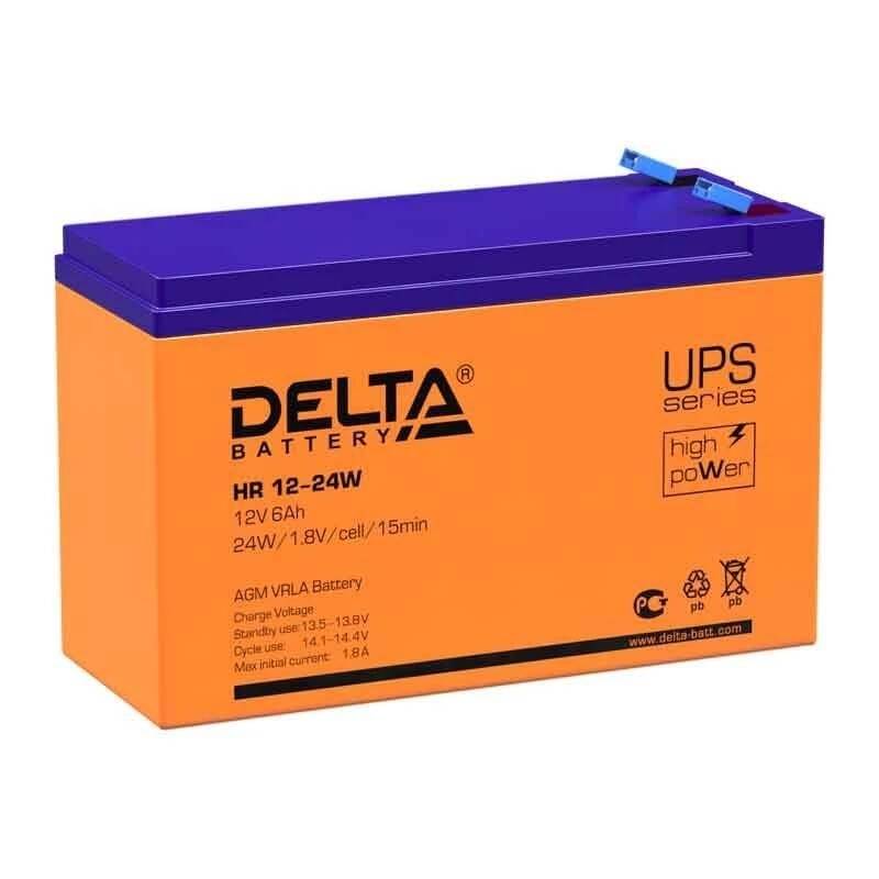 Аккумуляторная батарея Delta Аккумуляторная батарея HR 12-24 W (12V/6Ah)