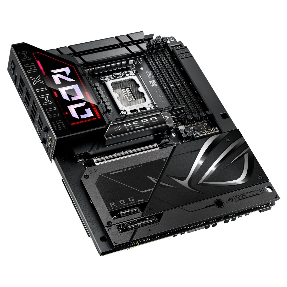 Материнская плата ASUS ROG MAXIMUS Z890 HERO BTF LGA1851 ATX 4хDDR5 PCIEx16 PCIEx4 PCIEx1 6xM.2 2xTh