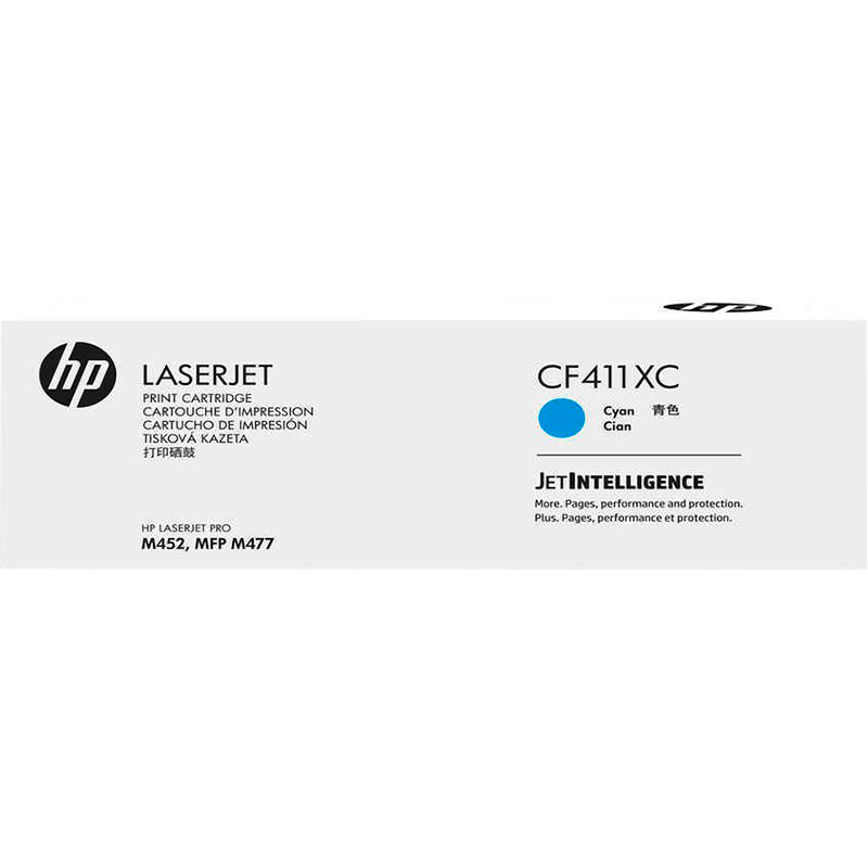 Тонер-картридж/ HP 410X Cyan LaserJet Contract Toner Cartridge (CF411XC)