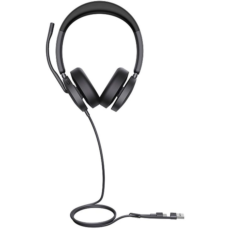 Гарнитура проводная Yealink UH48 Dual UC USB-C/A черный