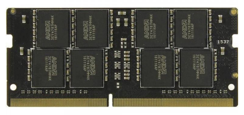 Оперативная память AMD Radeon R7 Performance Series Black R7416G2400S2S-U 16GB DDR4 2400 SO DIMM Non-ECC, CL16, 1.2V
