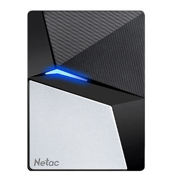 Накопитель SSD Netac USB-C 960Gb NT01Z7S-960G-32BK Z7S 2.5" черный