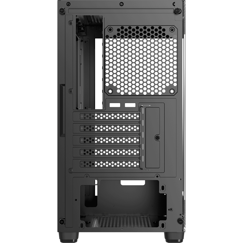Корпус Ocypus Gamma C52 BK, Mini-Tower, TG, no fans, 1xUSB-A 3.0 + 2xUSB 2.0, mATX, mITX Black
