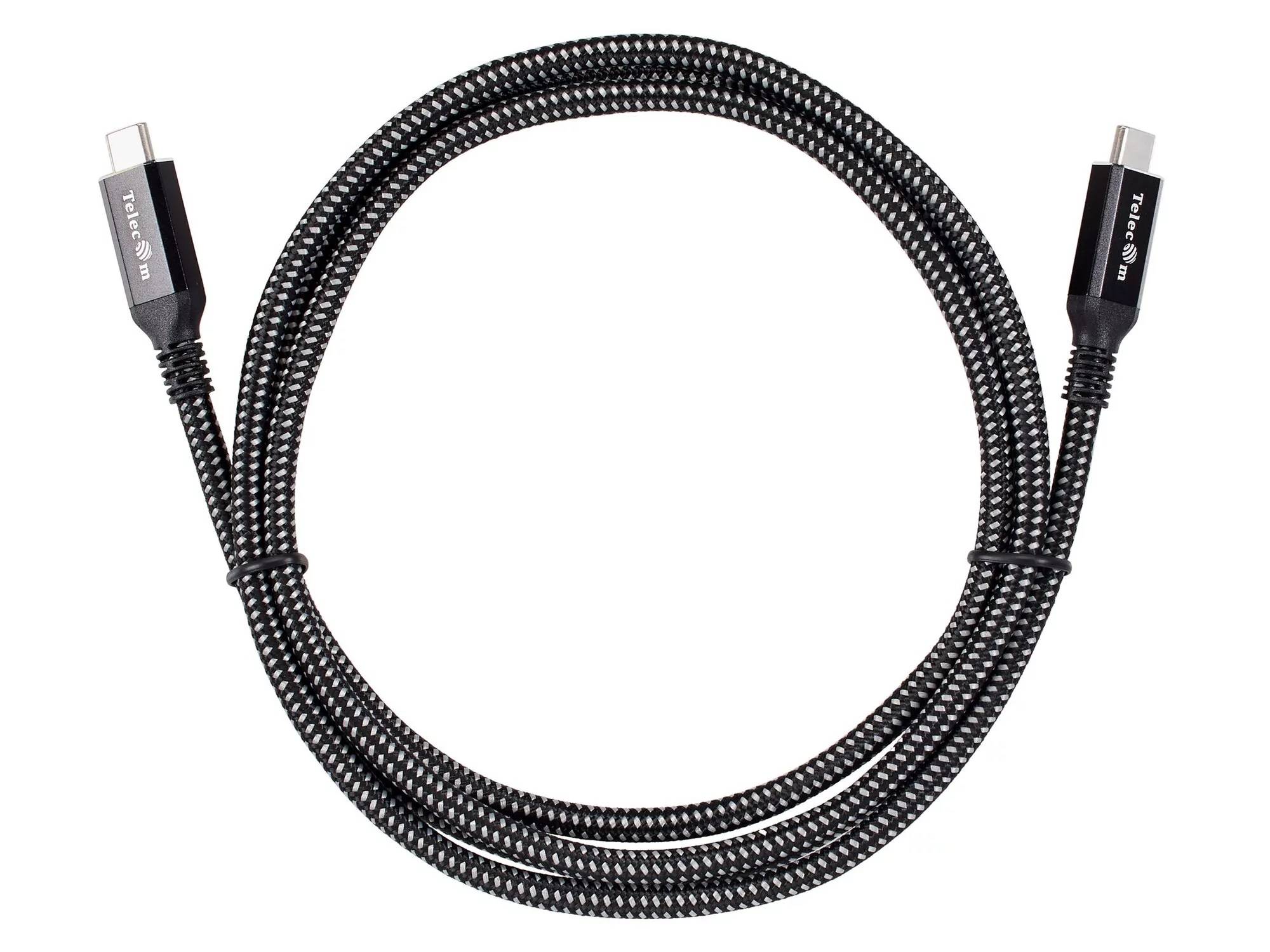 Кабель/ Кабель USB4 TypeCM/CM 8K@30Hz, 40GBps, PD 240W, медь Telecom 2м <TUS840-2M>