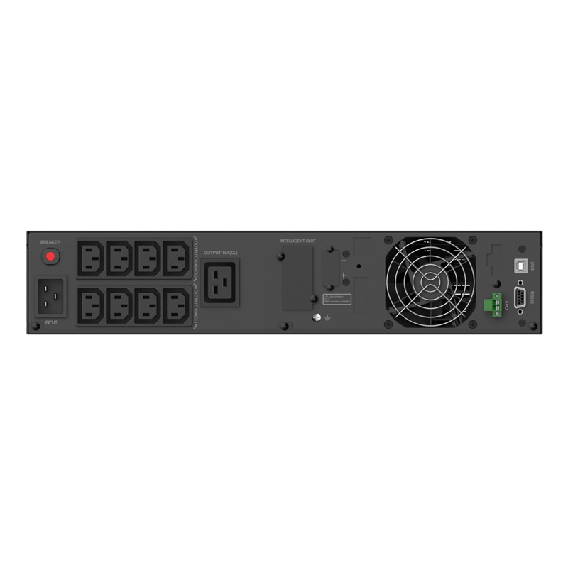ИБП CBR [PLS-3KRT-8I-LCHERSC] Line Interactive Smart 3000/2700 RT 9 x C13, LCD, HID-USB, RS232, EPO,