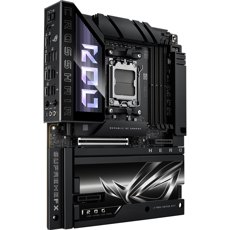 Материнская плата ASUS ROG CROSSHAIR X870E HERO BTF AM5 ATX 4xDDR5 PCIEx16 PCIEx4 5xM.2 4xUSB-C HDMI