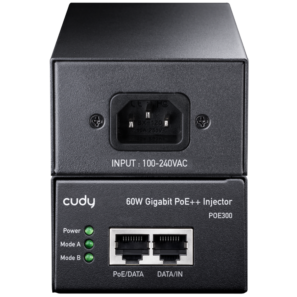 Инжектор PoE Cudy POE300 10/100/1000BASE-T 60Вт 53В(DC)
