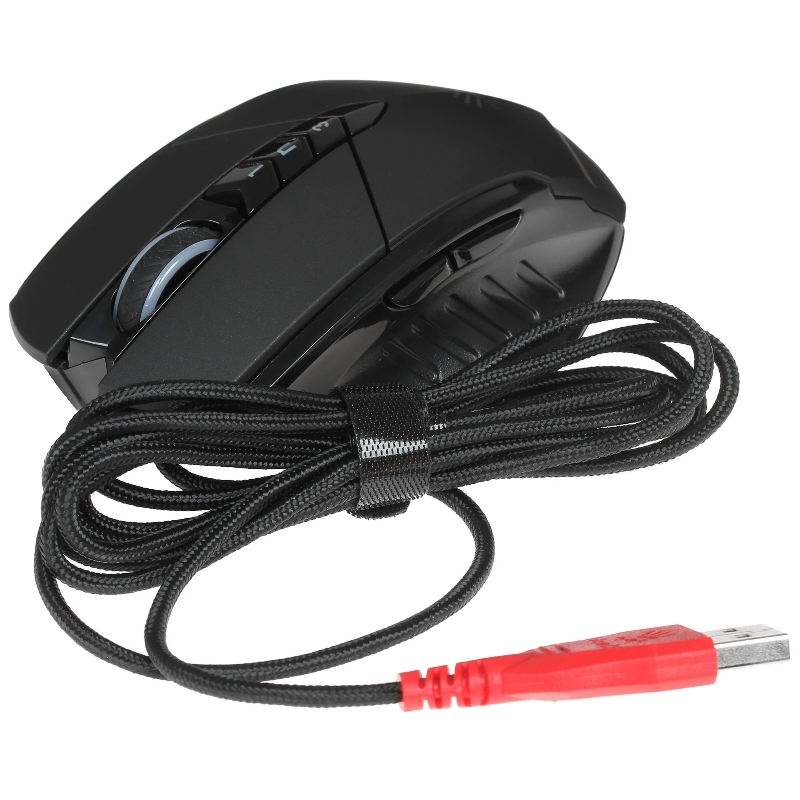 Мышь A4Tech Bloody V7 черный оптическая 3200dpi USB 8but