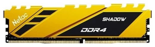 Память DDR4 8GB 3200MHz Netac NTSDD4P32SP-08Y Shadow RTL Gaming PC4-25600 CL16 DIMM 288-pin 1.35В с
