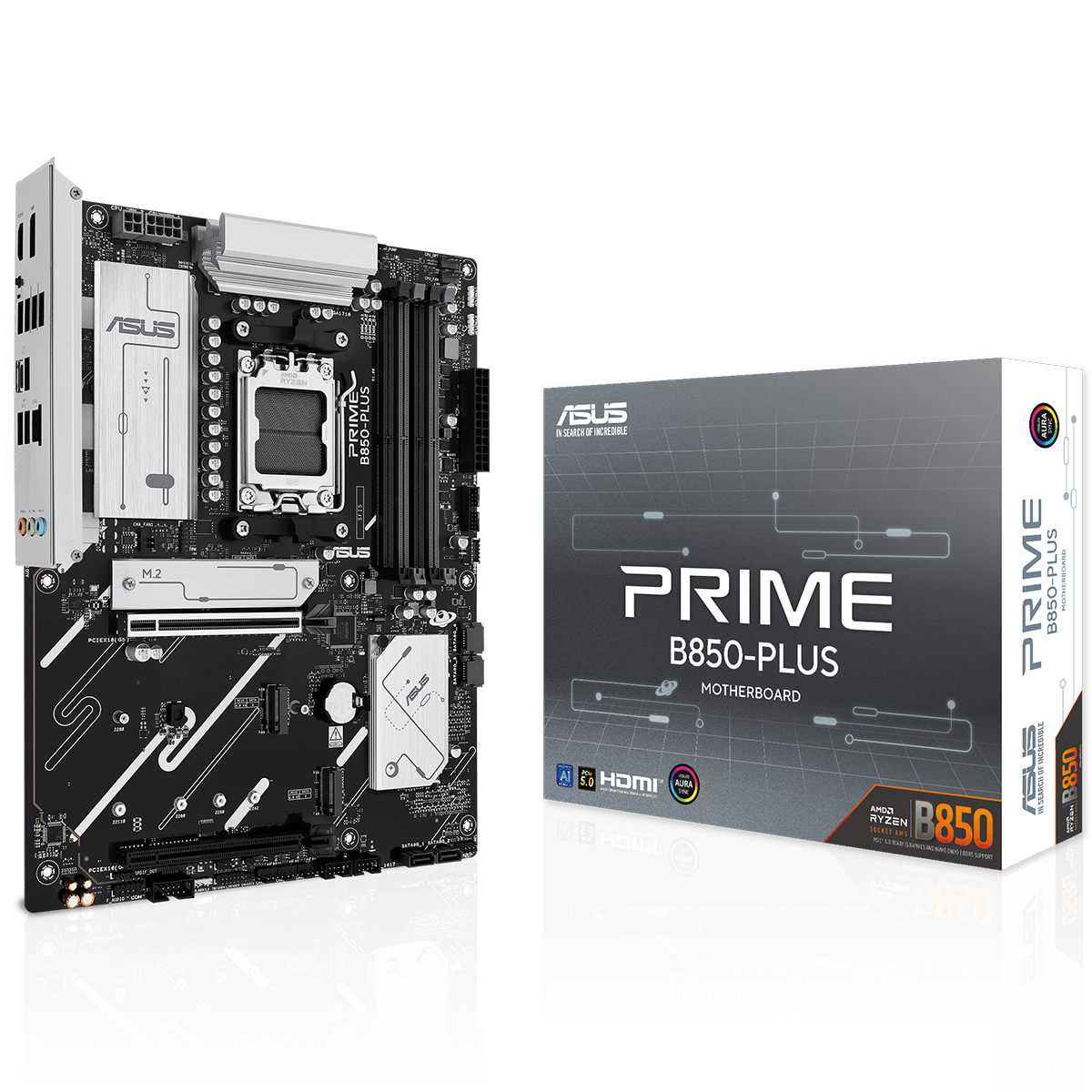 Материнская плата Asus PRIME B850-PLUS Socket AM5 AMD B850 4xDDR5 ATX AC`97 8ch(7.1) 2.5Gg RAID+HDMI