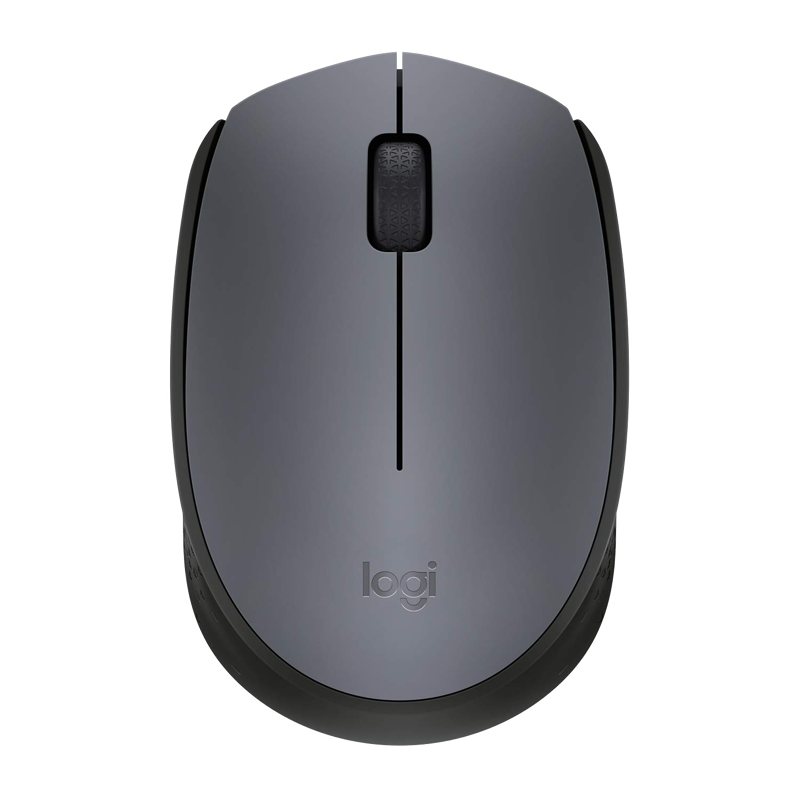 Мышь беспроводная Logitech M170 Gray |910-004642| серая, оптическая, 1000dpi, 2.4 GHz, USB-ресивер, 