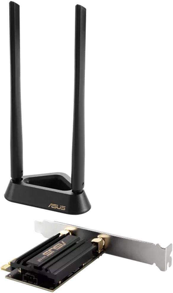 Сетевой адаптер Wi-Fi + Bluetooth Asus PCE-AXE59BT AXE5400 PCI Express x1 2ант.