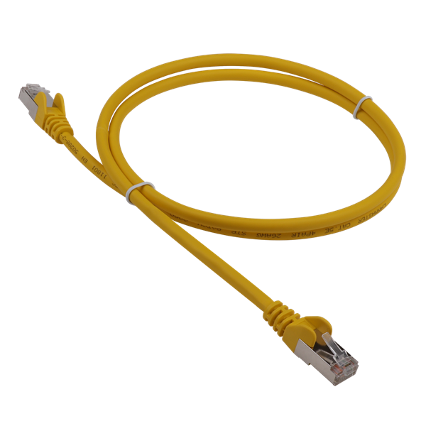 Патч-корд Патч-корд LANMASTER LSZH FTP кат.5e, 1.0 м, желтый