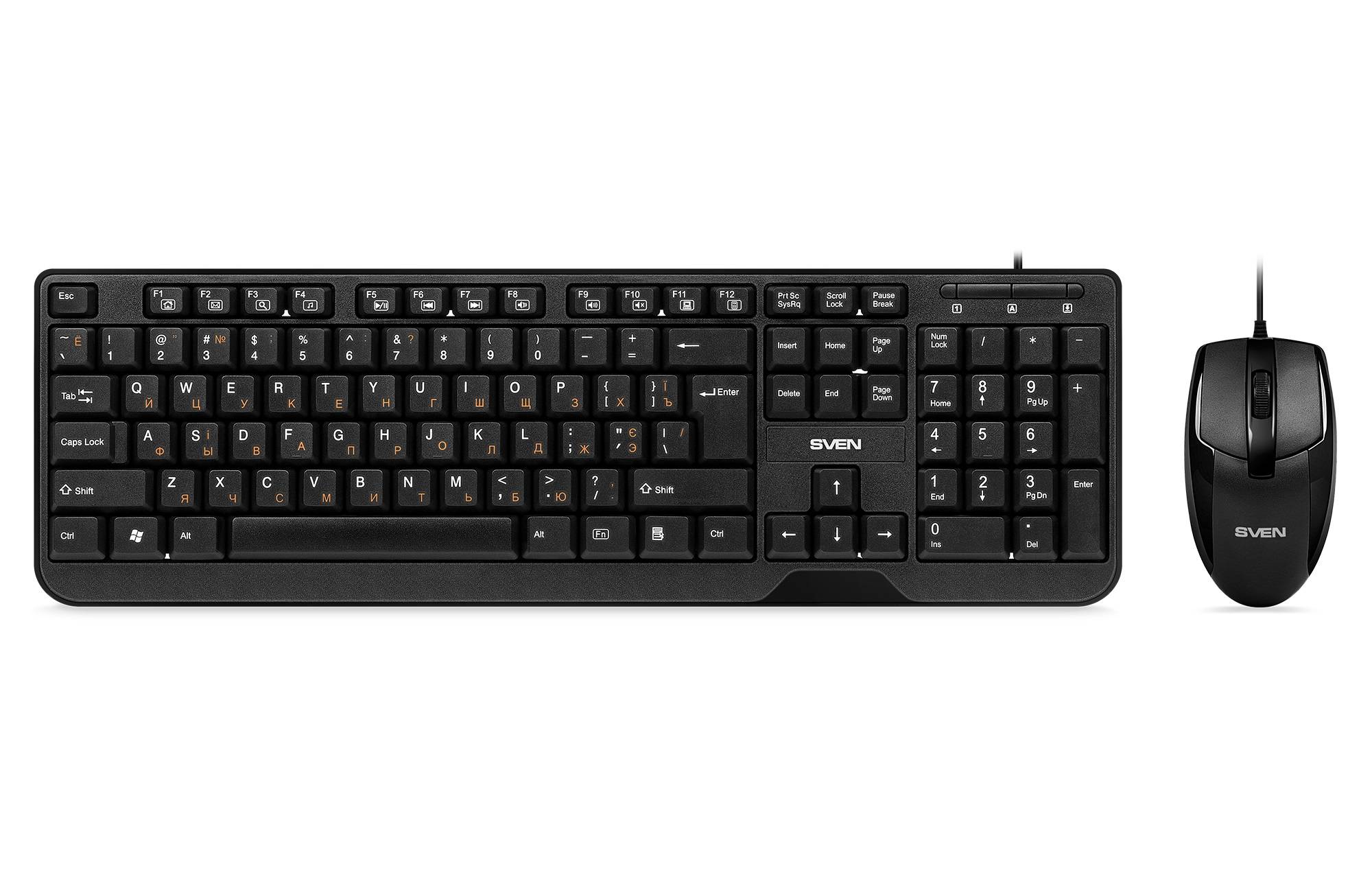 Набор клавиатура+мышь SVEN KB-S330C черный