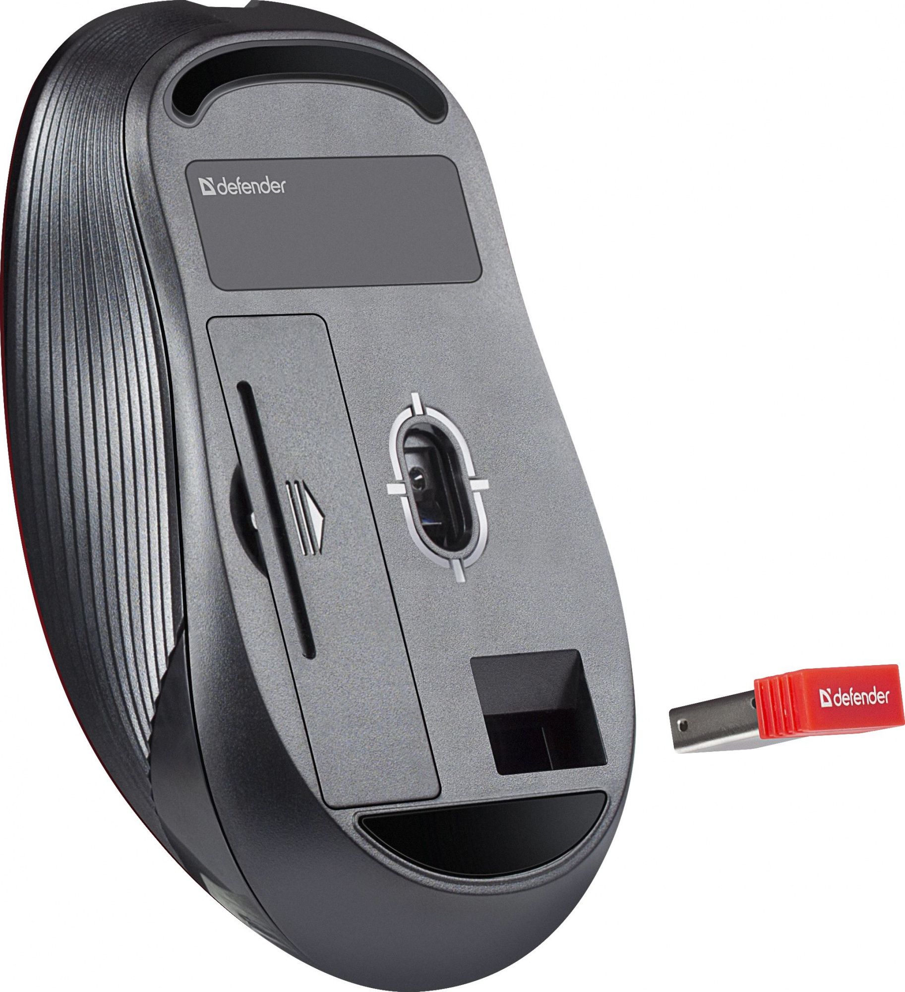 Мышь Defender Gassa MM-105 бирюзовый оптическая 1600dpi silent беспров. USB 5but (52102)