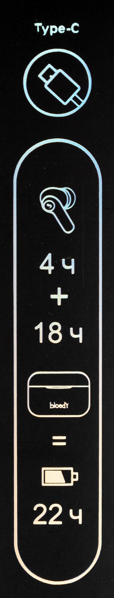 Гарнитура внутриканальные A4Tech Bloody M30 черный беспроводные bluetooth в ушной раковине (M30 (BLA