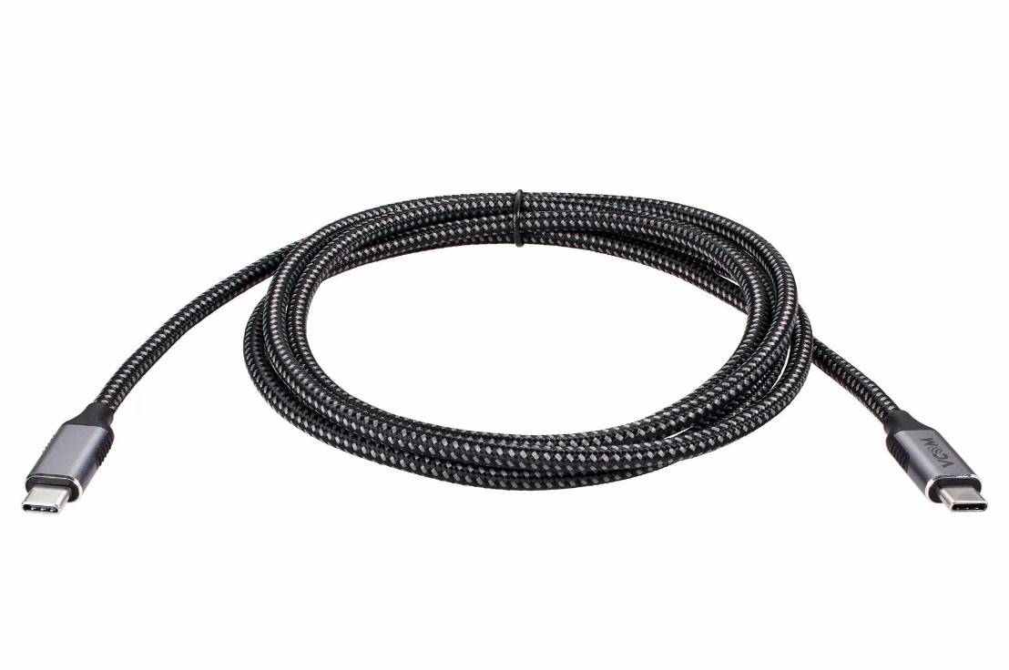 VCOM CU420M-1M Кабель USB3.2 Gen2X2, CM->CM, 20Gbs, 100WT, 4KX60Hz, All shell, 1m